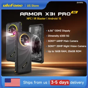 Ulefone Armor X31 Pro 5G Rugged Phone 6.56"